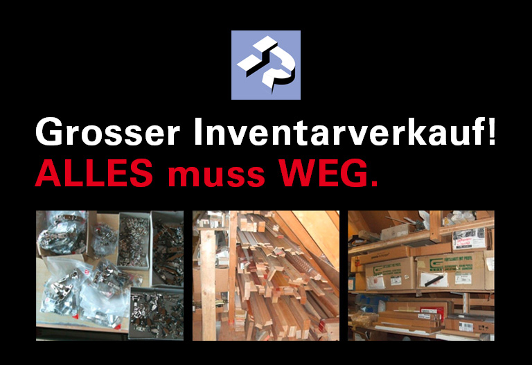 Grosser Inventarverkauf!