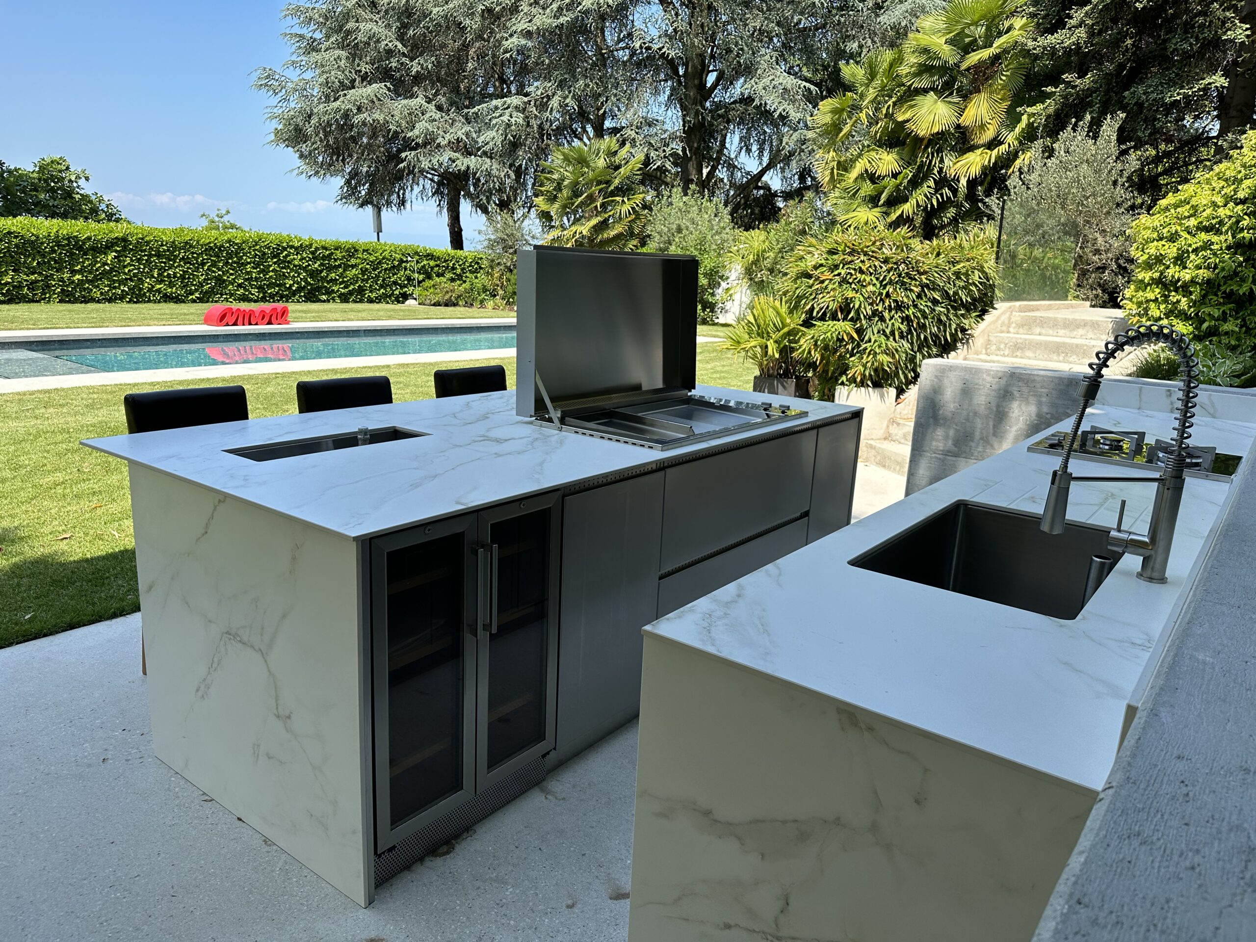 Cuisine d’extérieur COK inox Swiss Made