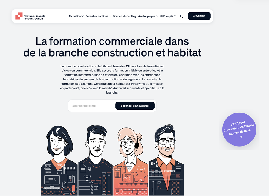 Cuisine Suisse & CSC – Annonce pour la formation CFC commercial